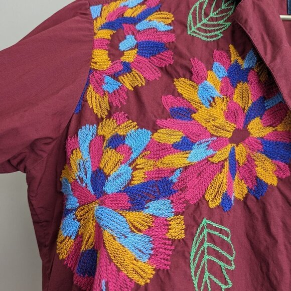 Anthropologie Maeve Embroidered Buttondown - Picture 9 of 12